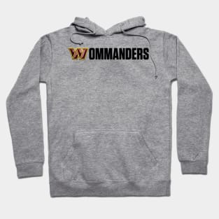 Wommanders Black Text Hoodie